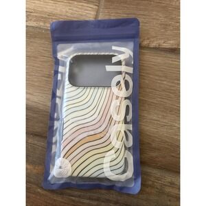 casely iphone 17‎ Pro case Caselybold Colorful Swirl Rainbow New In Packaging